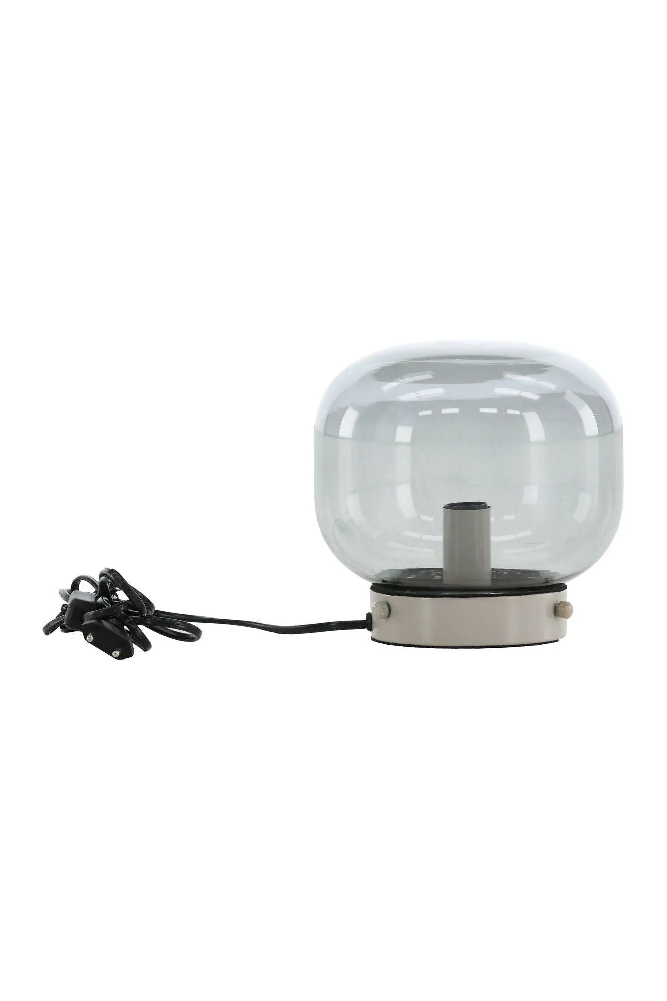 Bolloneli - Table Lamp - Beige / Black Smoked Glass
