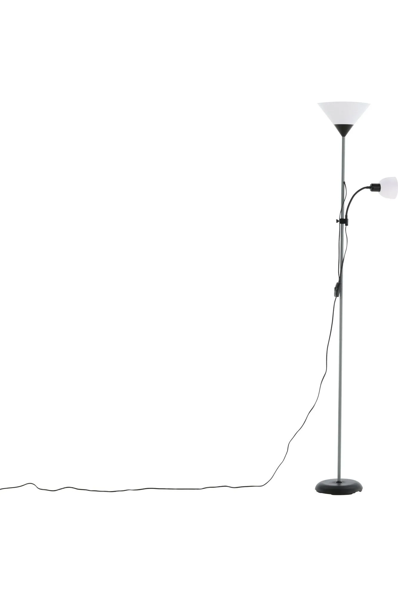 Bagasi Floor Lamp - Grey/White