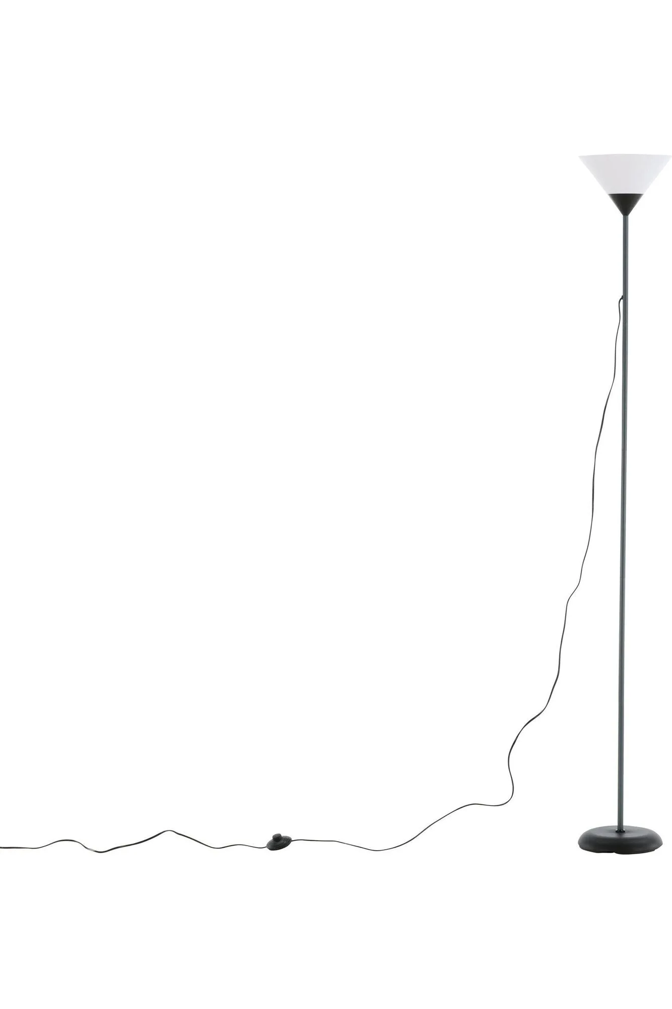 Batang Floor Lamp - Dark Grey/White