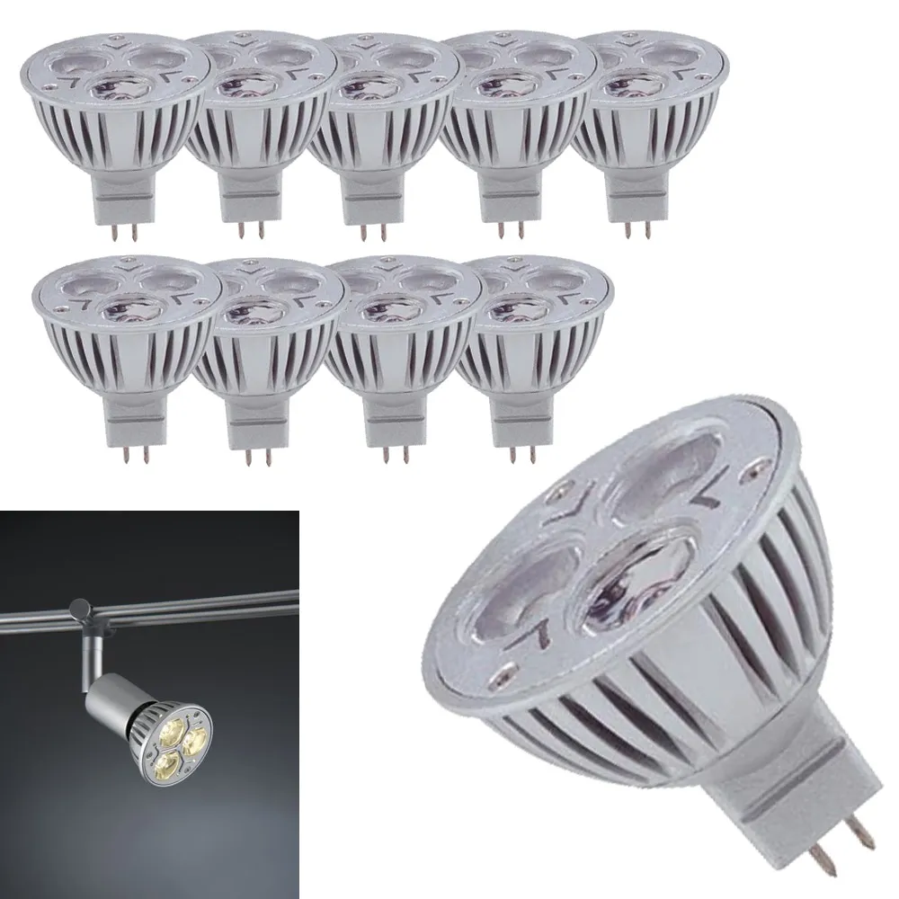 10 x 280.41.10  Paulmann 12V LED Powerline 3W GU5,3 Fassung Warmweiß