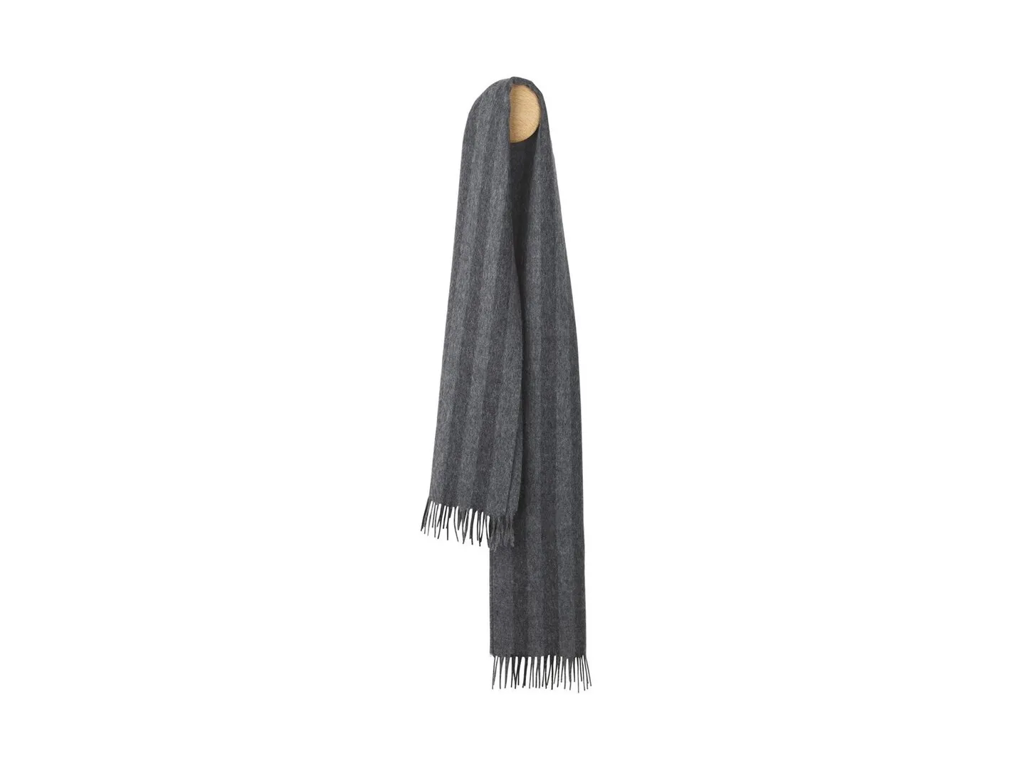 Elvang Schal BERGEN, grey/black