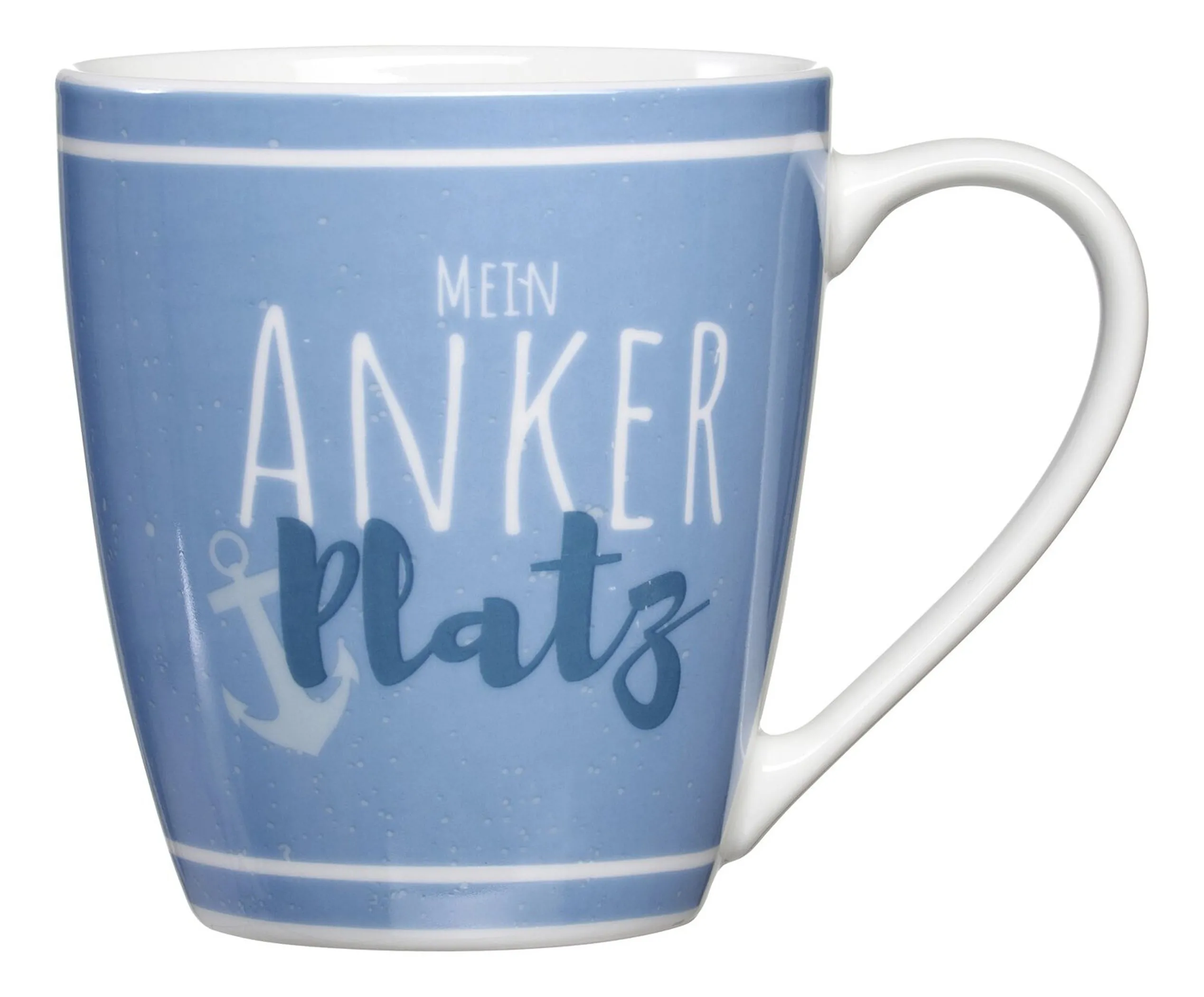 Kaffeebecher | Ahoi | Porzellan | Blau | 360 Ml