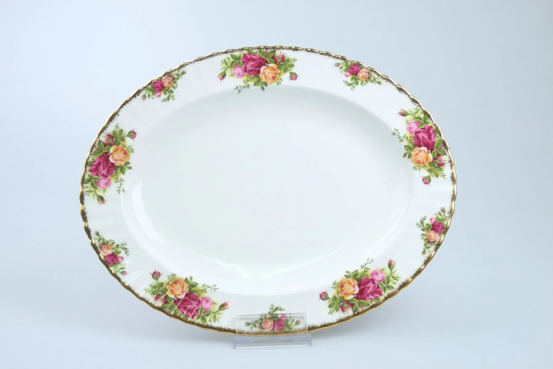 Fleischplatte groß - Royal Albert Old Country Roses
