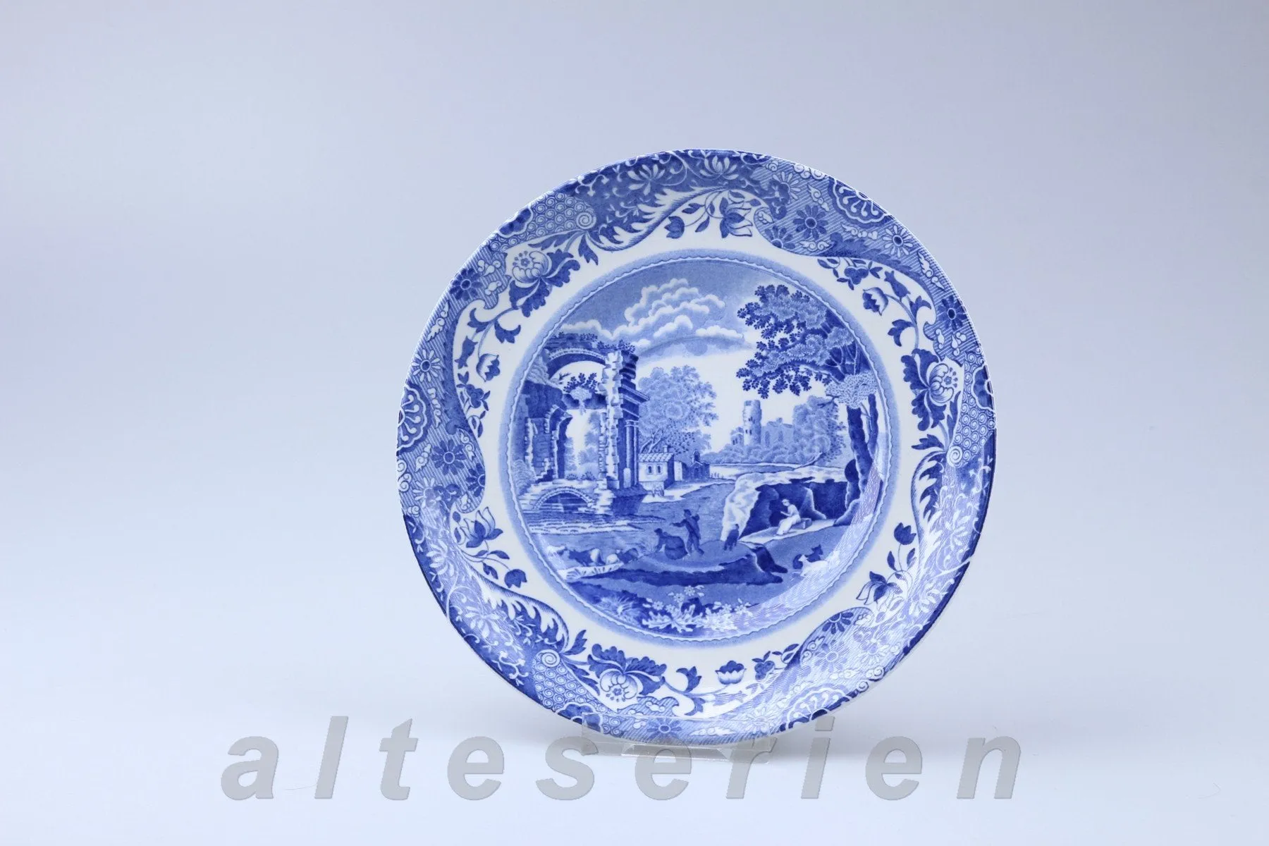 Untertasse für Suppe - Spode Copeland Blue Italian