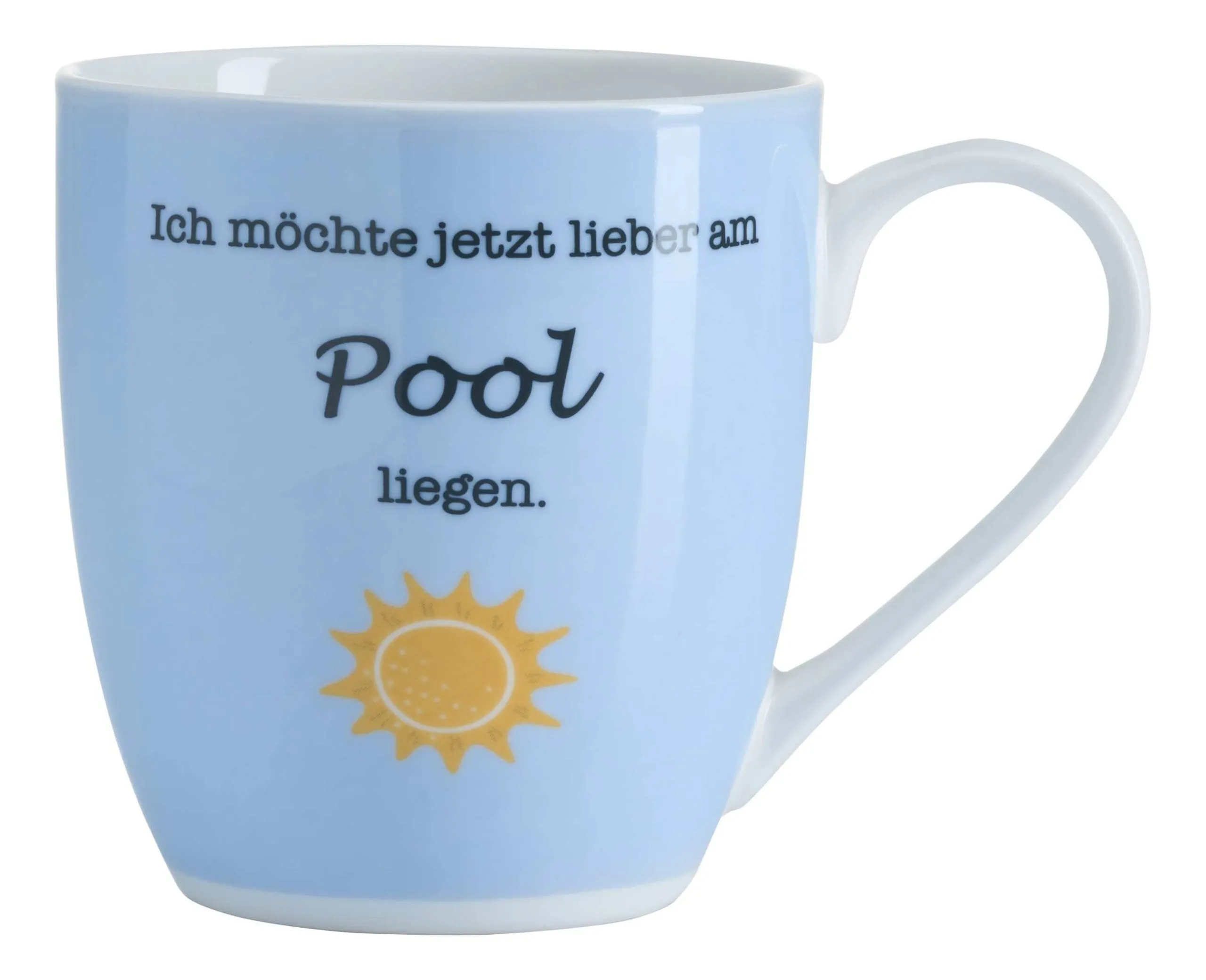 Kaffeebecher | Auszeit | Porzellan | Bunt | 500 Ml