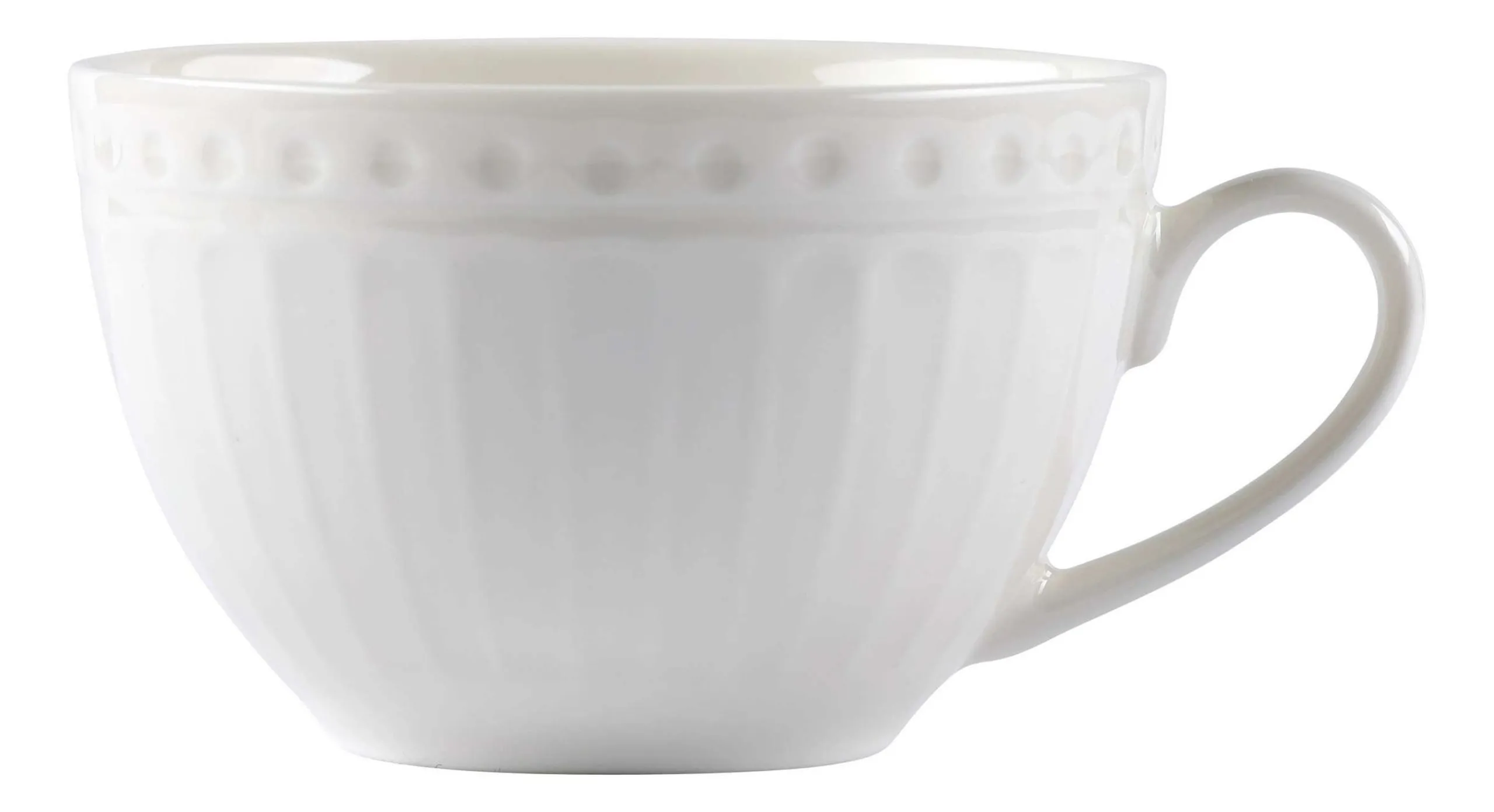 Kaffee Obertassen | Sofia | Porzellan | Weiss | 220 Ml