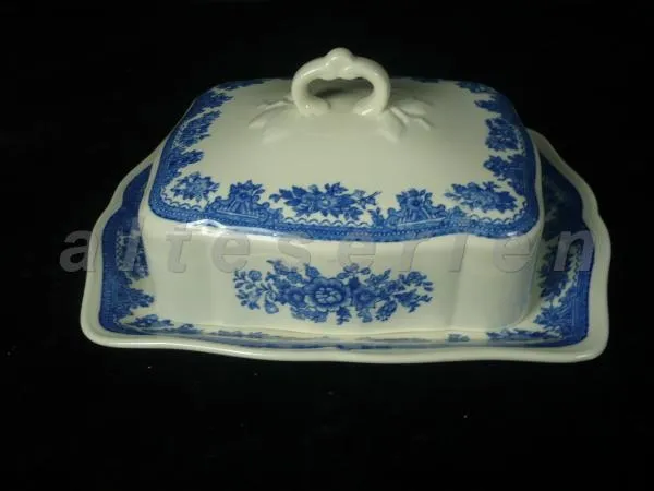 Butterdose - Villeroy & Boch Fasan blau