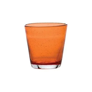 Tirolix - Bicchiere Acqua 30 cl Arancione Bollicine