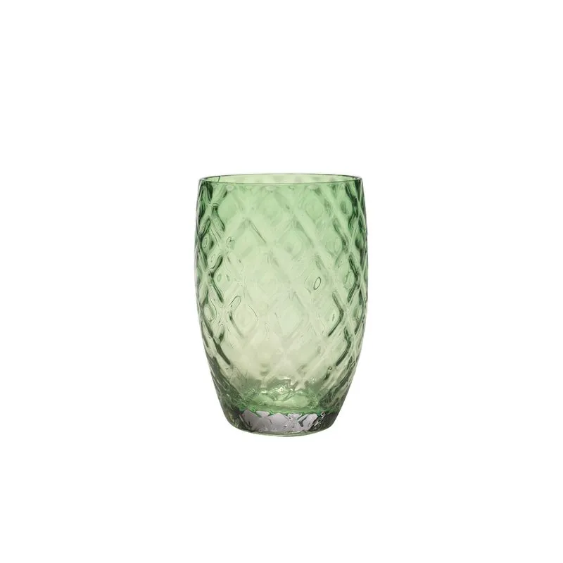 Zafferano - Tumbler Verde 38 cl Losanghe
