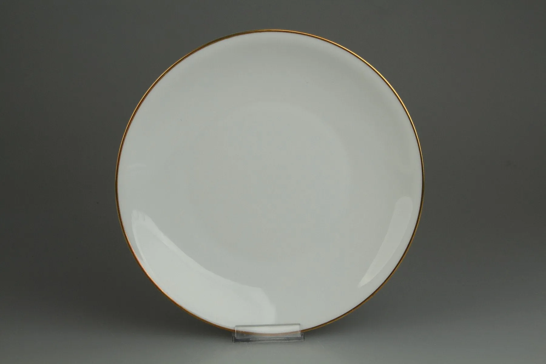Speiseteller - Heinrich Anmut Scherbe weiß Goldrand 16117