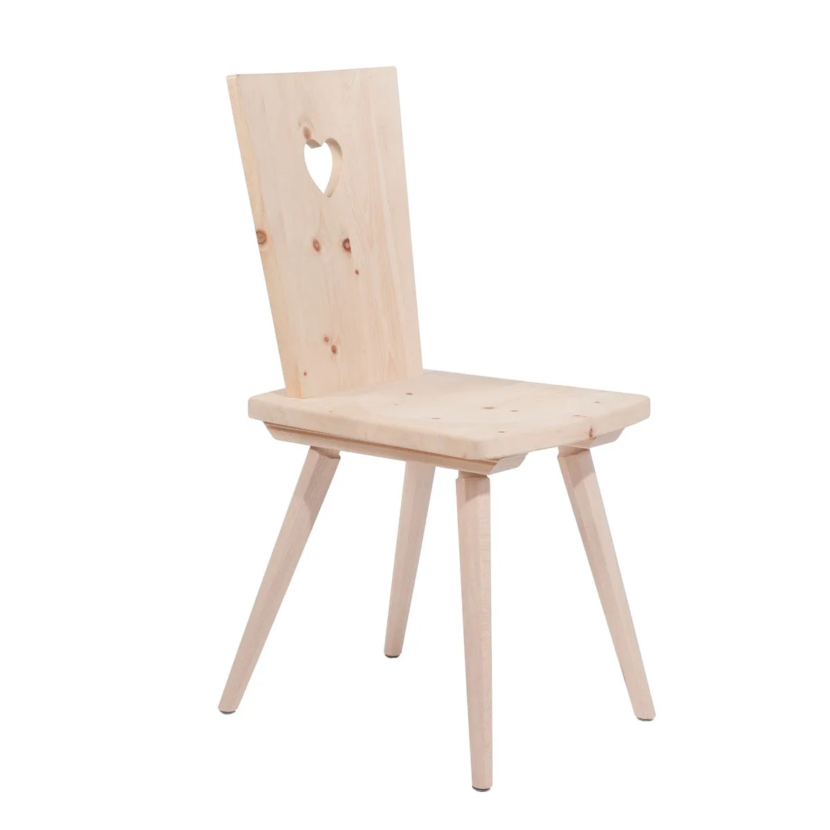 Stuhl aus Zirbenholz 'Alpine Seat' | Füße in Buche