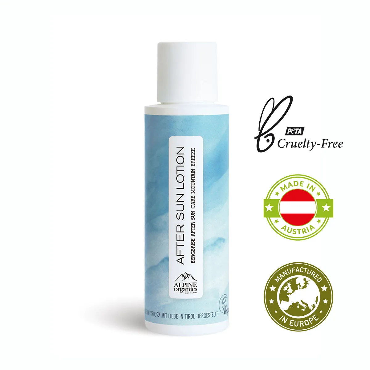 After Sun Lotion 100 ml 'Alpine Organics' - gefertigt in Österreich