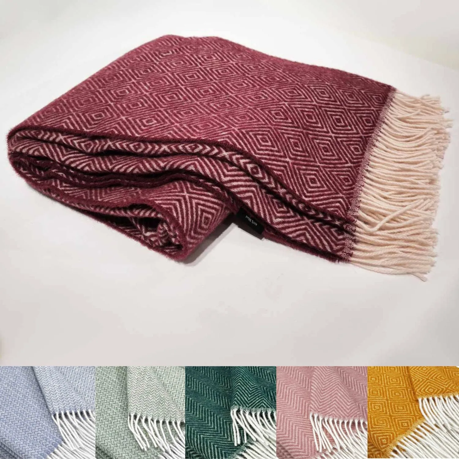 Wolldecke 'Wärmeoase' | 100 % Schurwolle | 140 x 200 cm | 300g/m² | verschiedene Farben | Made in Europe