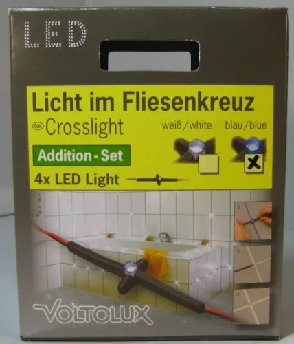 Paulmann BAUHAUS Crosslight LED Erweiterungsset 4x0,275W Kunststoff-Blau P=1,1W