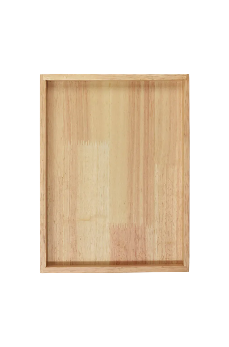 Holztablett rechteckig, natur