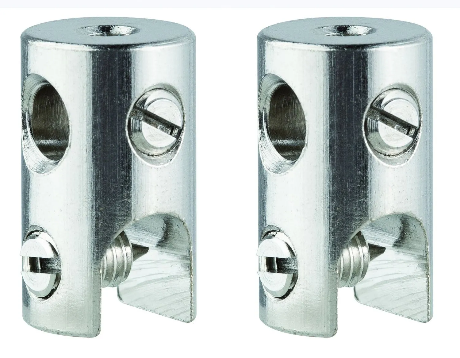 Paulmann WS L&E Seilklotz Seilsysteme 2er Pack max.150W/Stange max.300W Chrom 12V Met