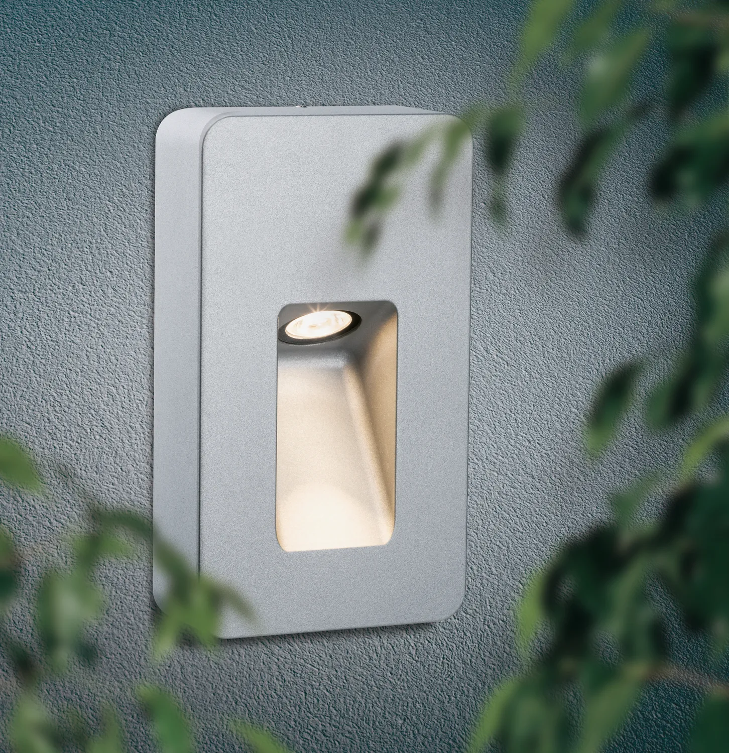 Paulmann Special Aufbauleuchte Set IP44 Wand Slot LED 2,4W 230V 93mm Alu matt/Alu