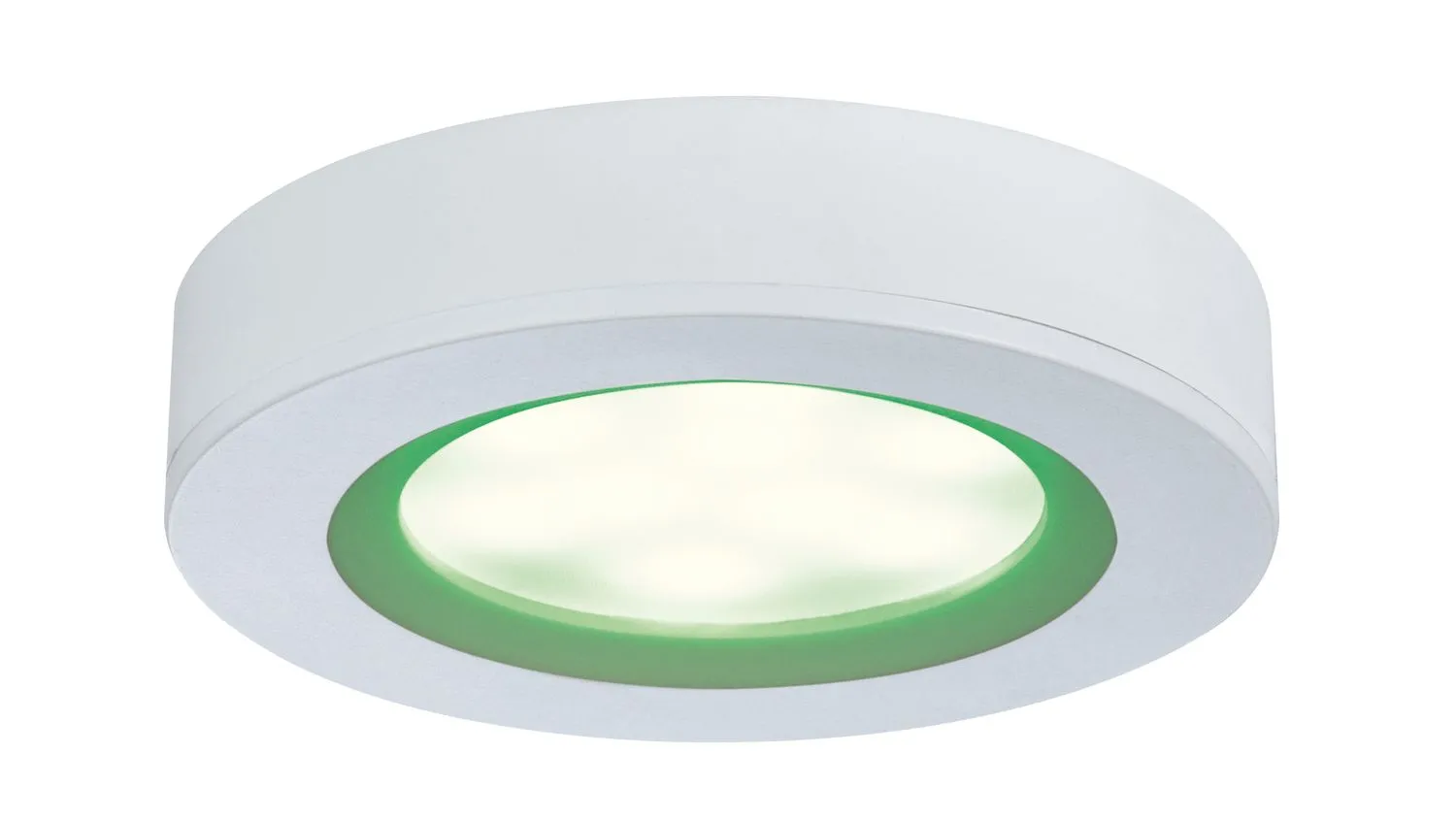 3 x Paulmann Möbel Aufbauleuchte Set Platy rund RGB inkl. Fernbedienung 3x1W Farbwechsel weiß