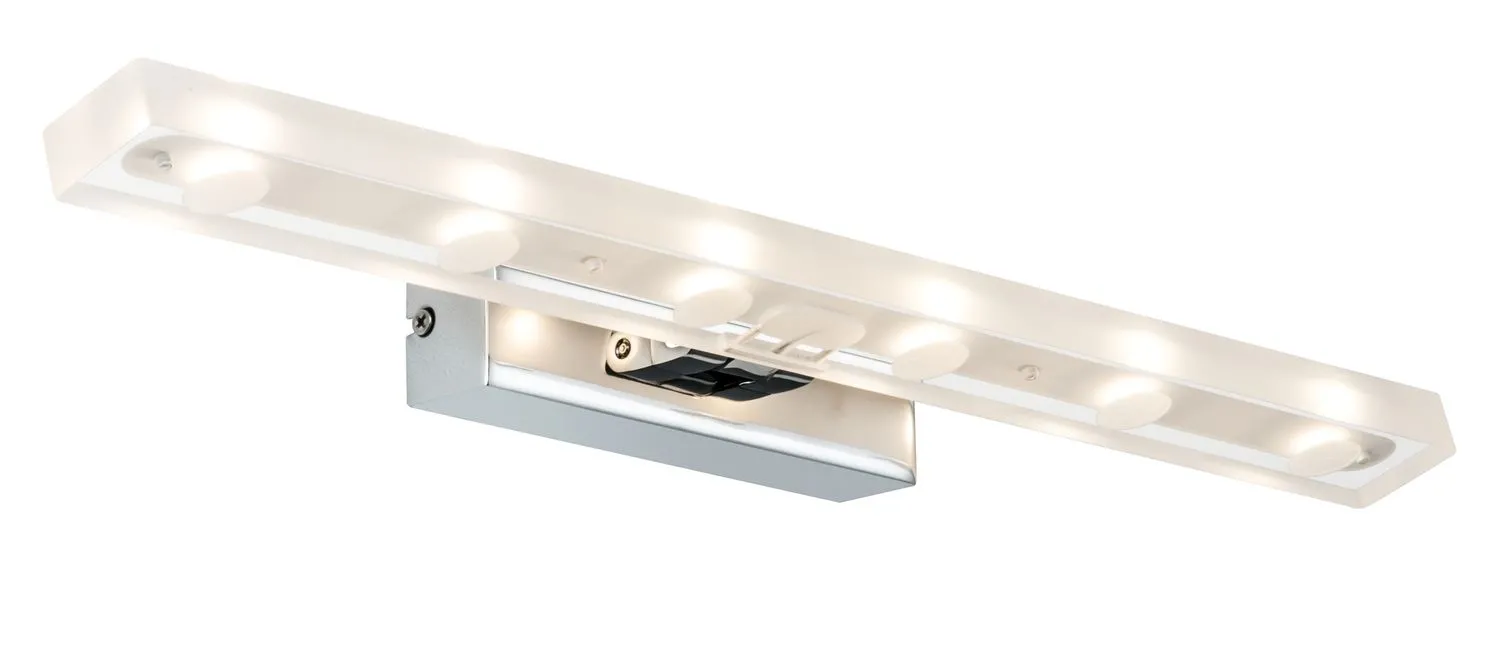 Paulmann Galeria LED Bilderleuchte Block 7W Chrom/transparent 230V Metall/Acryl