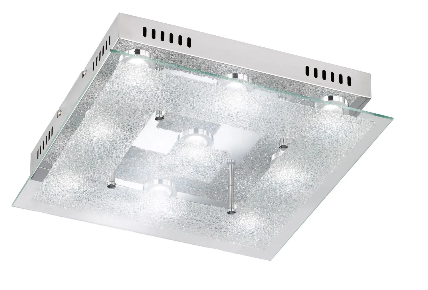 Action 956209010000 Deckenlampe Brooks Deckenleuchte 9 x 5 W LED 3.000 K 3.780 Lumen Chrom