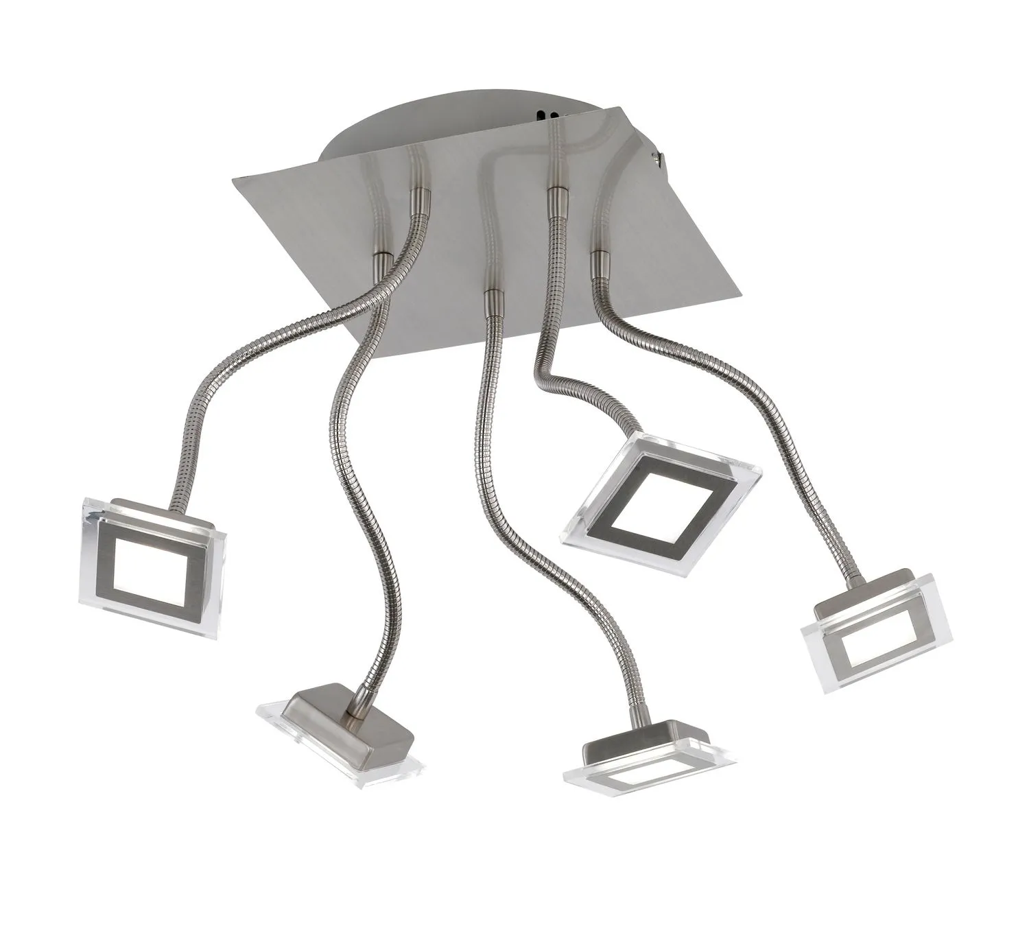 50170 ETT Deckenleuchte Cholet 5 flg. LED 25 W 3.000 K 1.500  lumen Nickel-matt