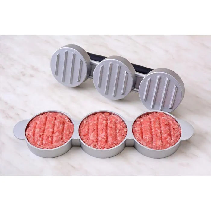 Mini-Hamburger Presse für 3 Patties