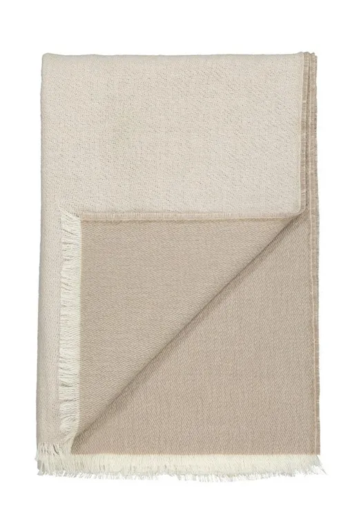 Elvang Plaid VENICE, white/latte