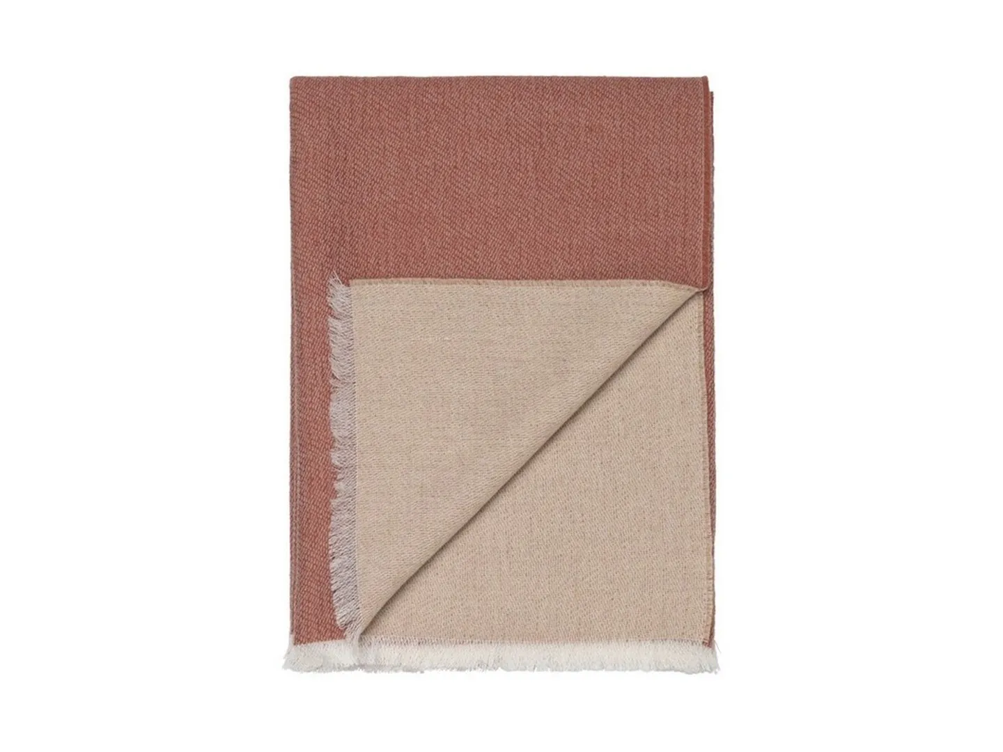 Elvang Plaid VENICE, rusty red