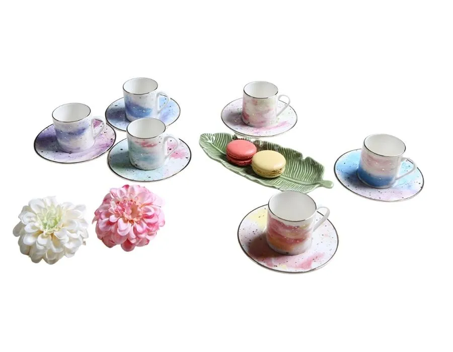 Porland COSMOS Premium Design Mokkaset 12-teilig