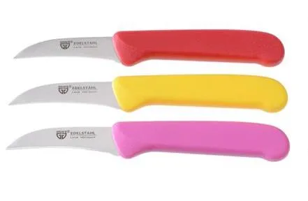 Küchenmesser 16 cm Bunt 3 Stück, Edelstahl