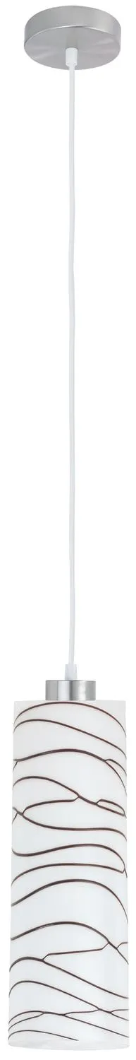 Paulmann Living Sibari Pendelleuchte max. 1x60W E14 Nickel satiniert/Opal-Braun 230V Metall/Glas