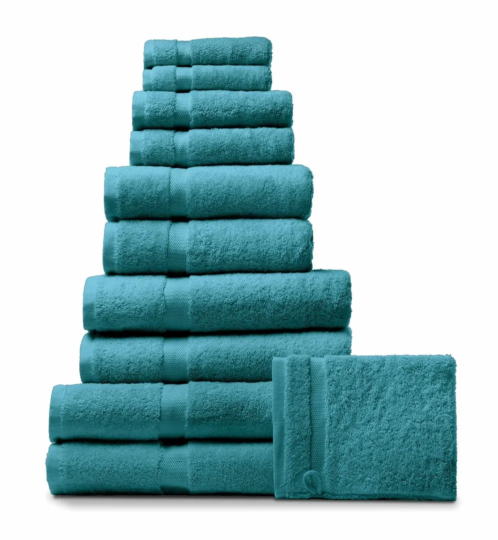 Rhomtuft Handtuch PRINCESS, pinie