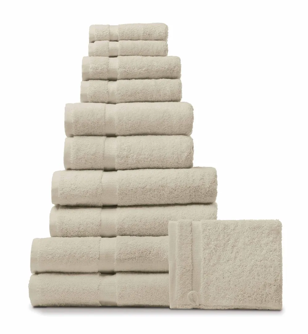 Rhomtuft Handtuch PRINCESS, stone