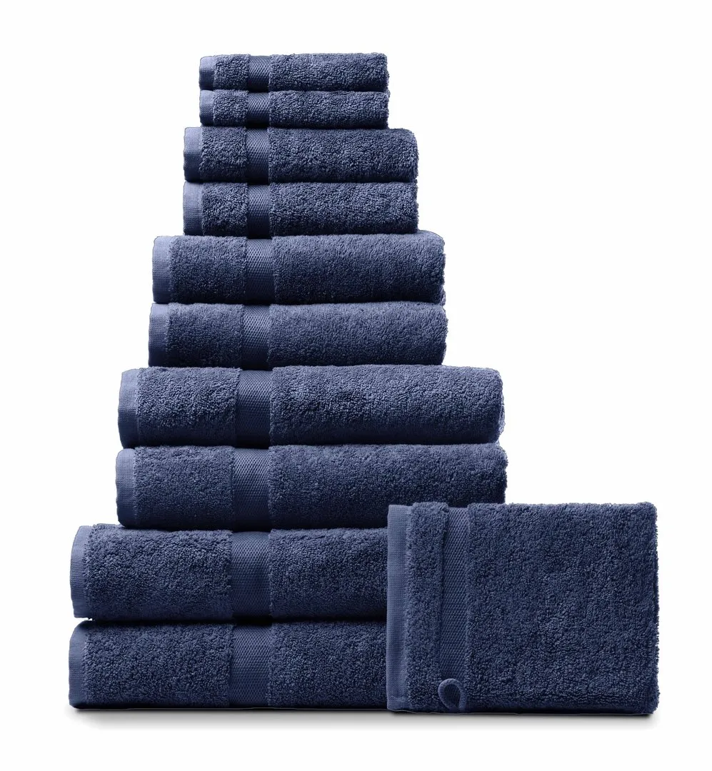 Rhomtuft Handtuch PRINCESS, kobalt