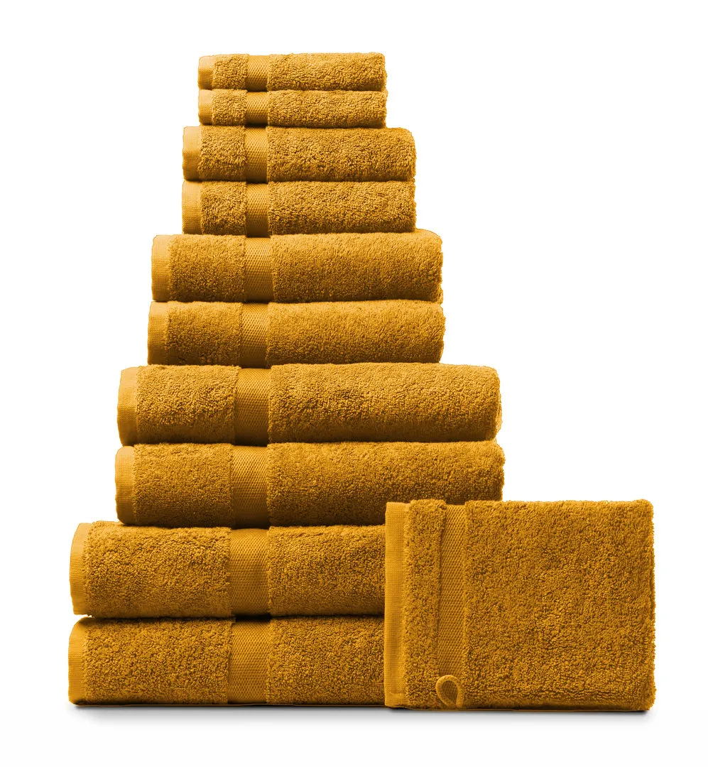 Rhomtuft Handtuch PRINCESS, gold