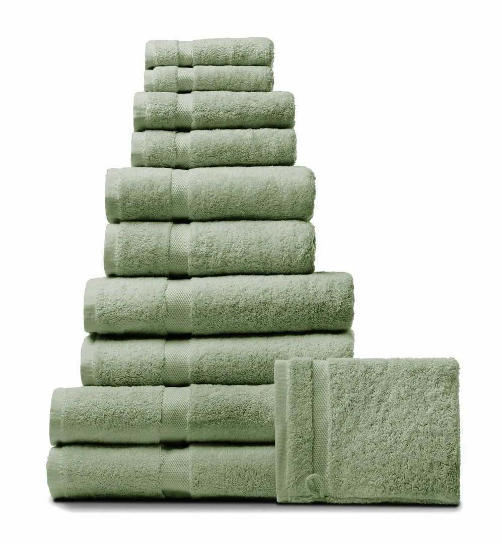 Rhomtuft Handtuch PRINCESS, jade