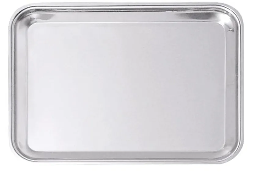 Tablett/Auffangtablett Edelstahl Edelstahl rostfrei 18x24cm