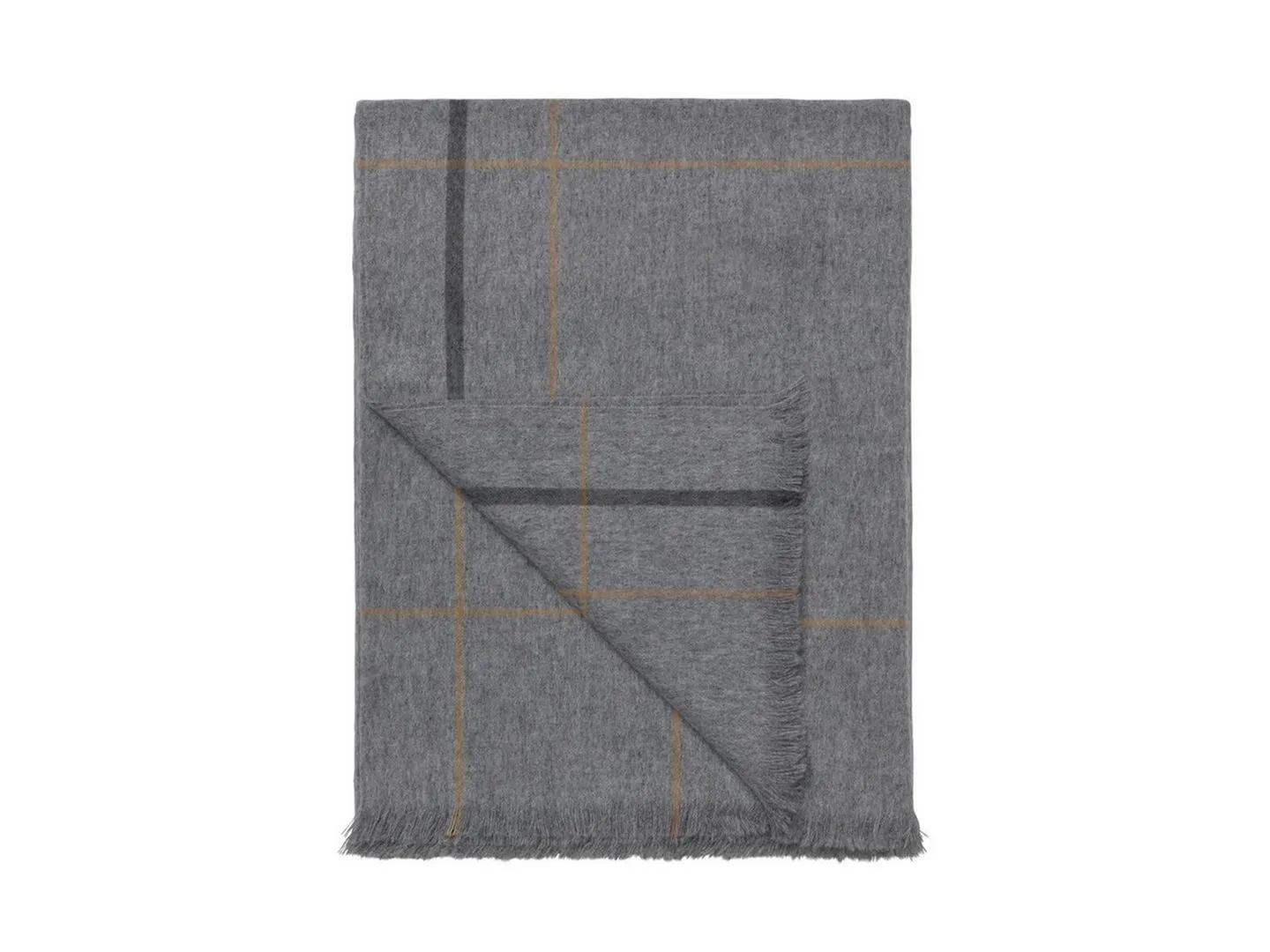 Elvang Decke SQUARE, light grey