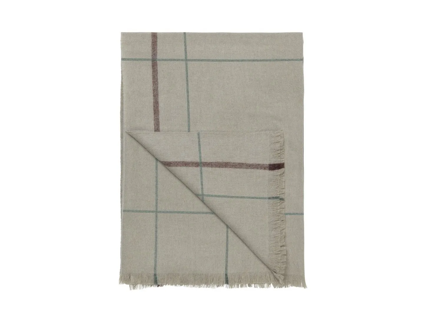 Elvang Decke SQUARE, light green