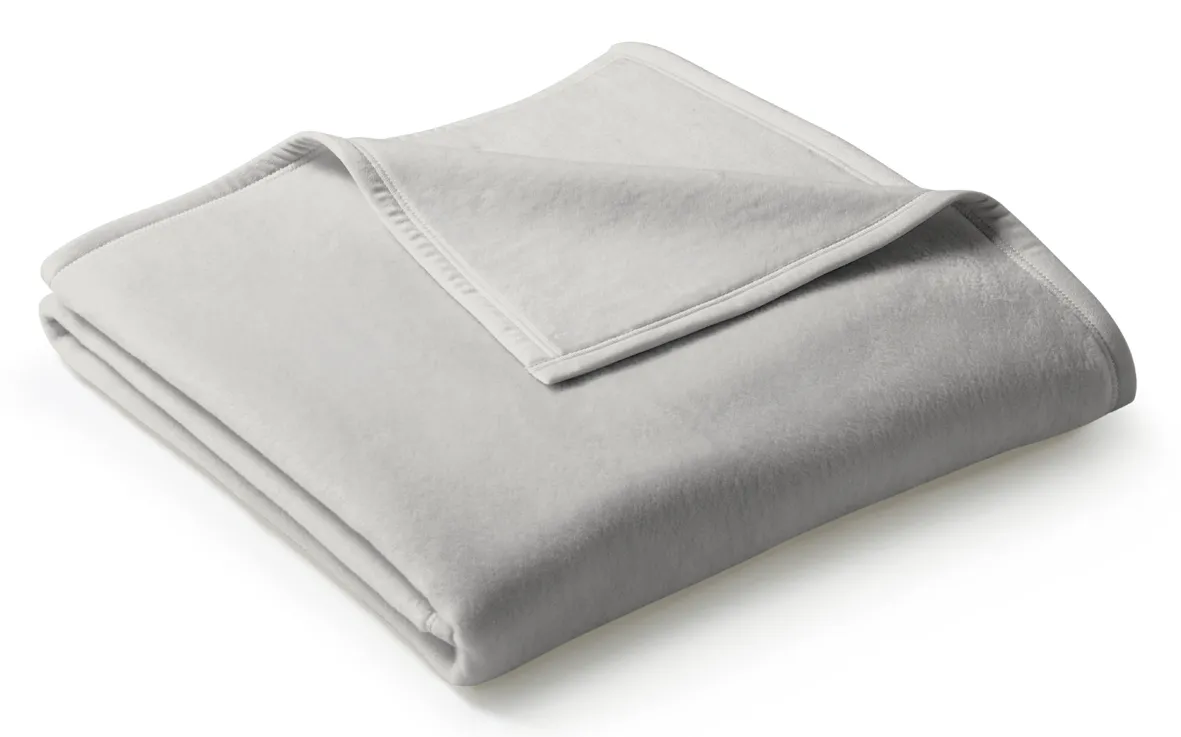 Biederlack Wohndecke UNO COTTON, silber