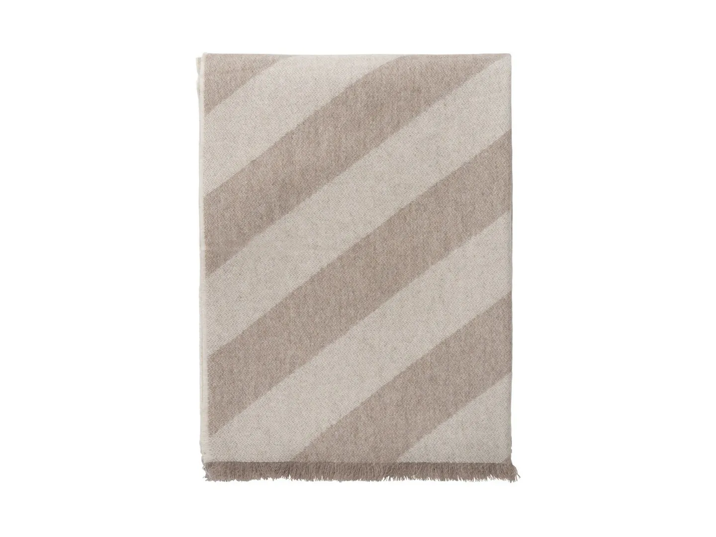 Elvang Decke FISHBONE, mocca