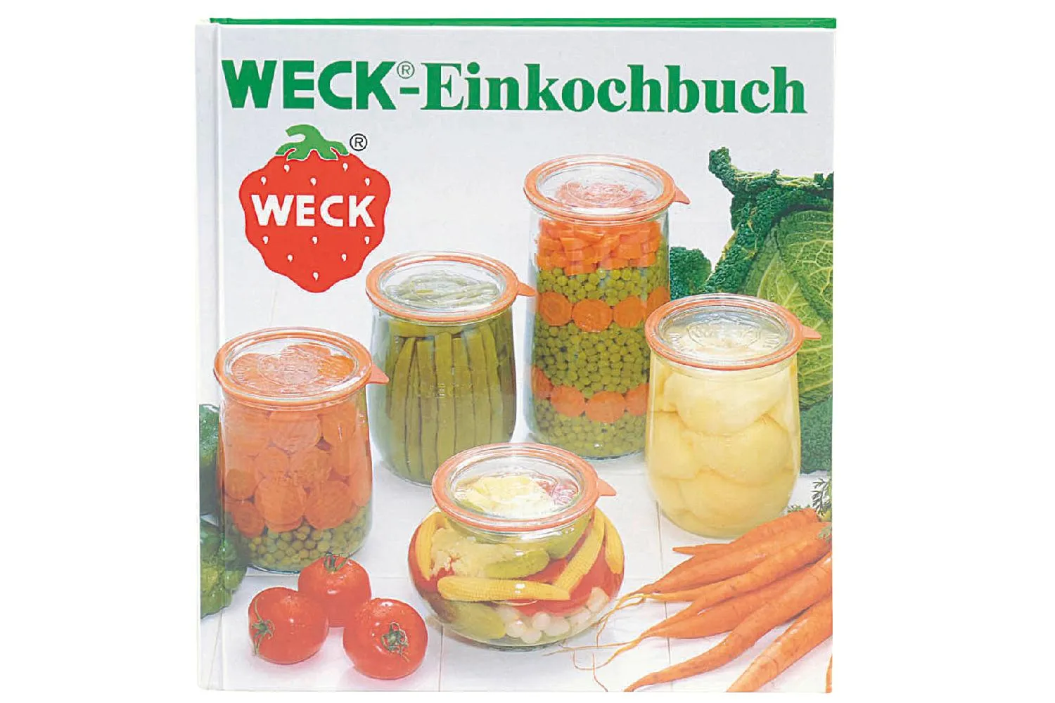 Einkochbuch zeigt nicht nur das Einkochen von Marmelade auch Fleischgerichte, Gemüse, Säfte,