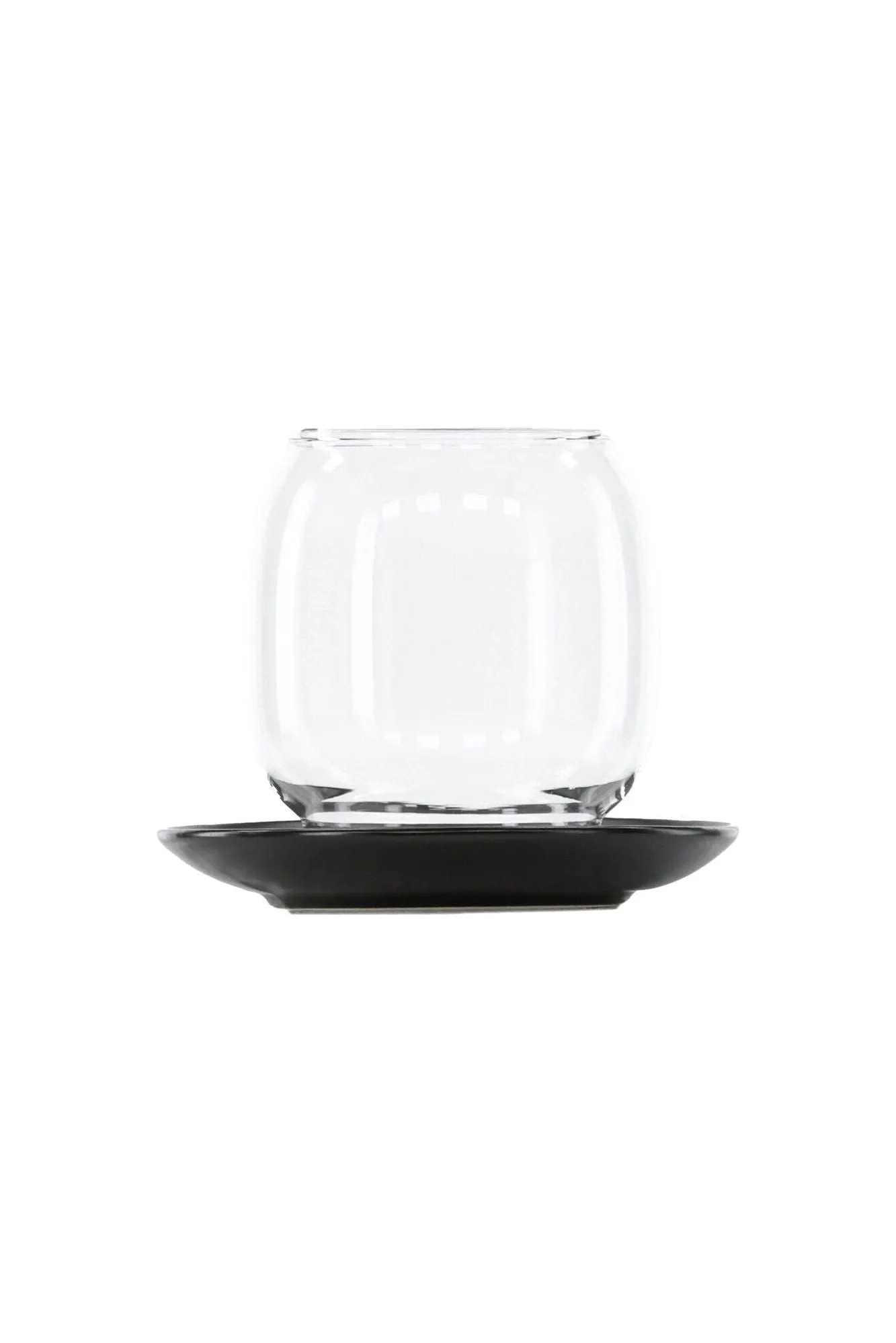 Archy Lantern - Matte Black / Clear Glass