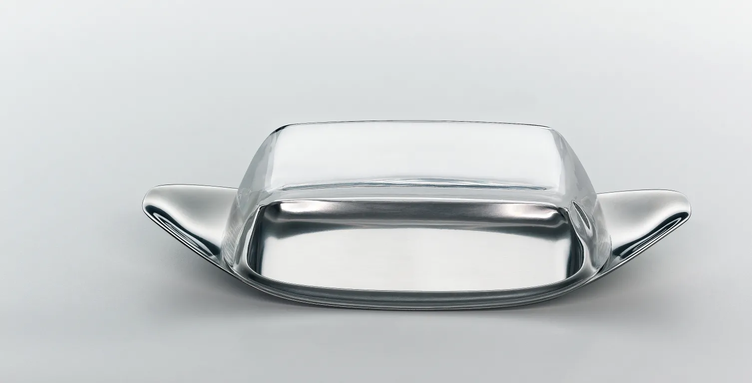 Wagenfeld Butterdose, 22x11cm für 250 g Butter,Spülmaschinengeeignet