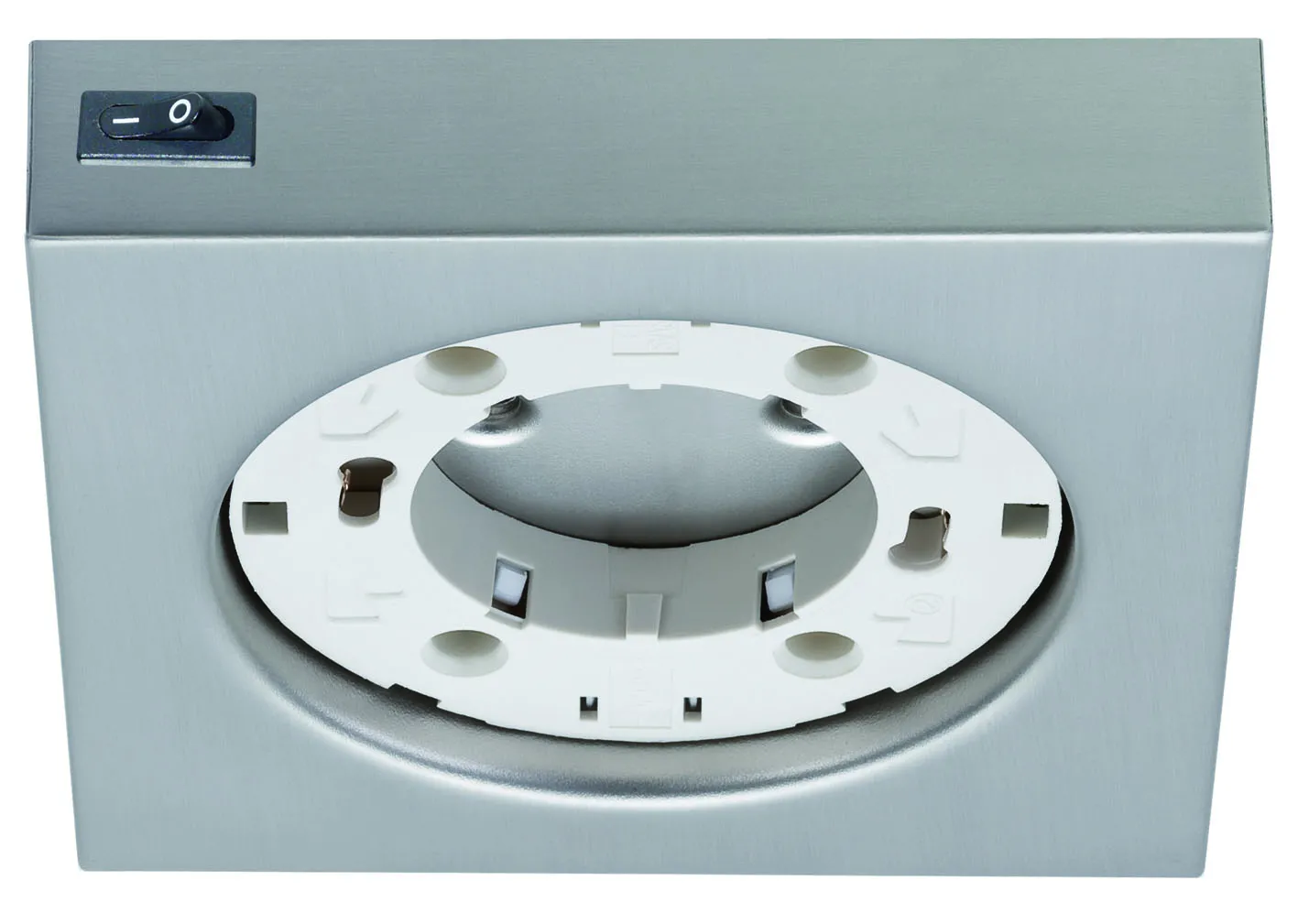 Aufbauleuchte GX53 230V Eisen gebürstet