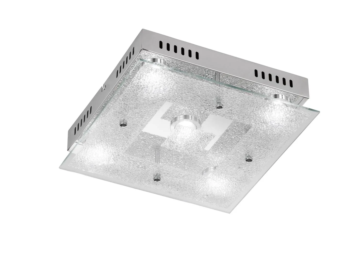 956205010000 Action Deckenlampe Brooks LED Deckenleuchte 5 x 5 W 3.000 K 2.100 Lumen Chrom