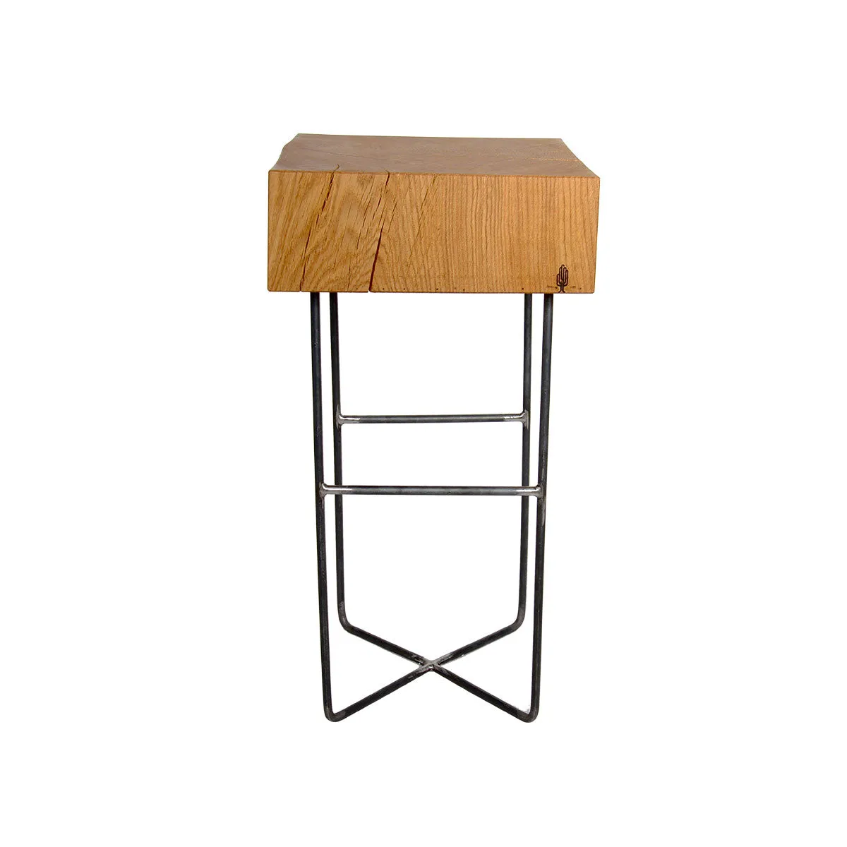 Taburet | Barhocker aus Eichenholz geölt - Handarbeit aus Deutschland