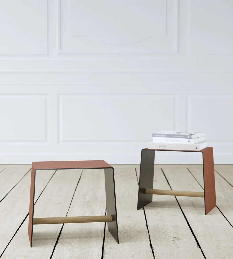 LIND DNA Stuhl & Tisch, cognac