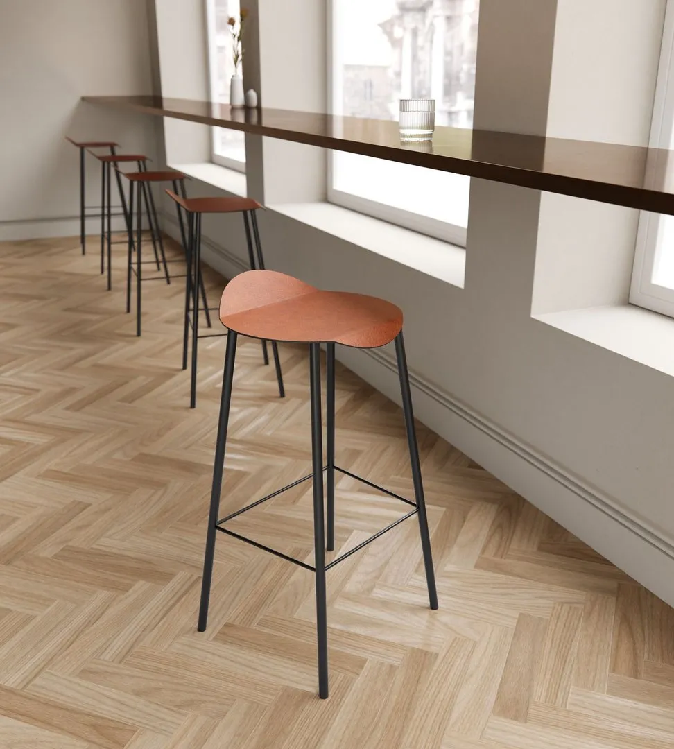 LIND DNA Barhocker Flamingo, cognac