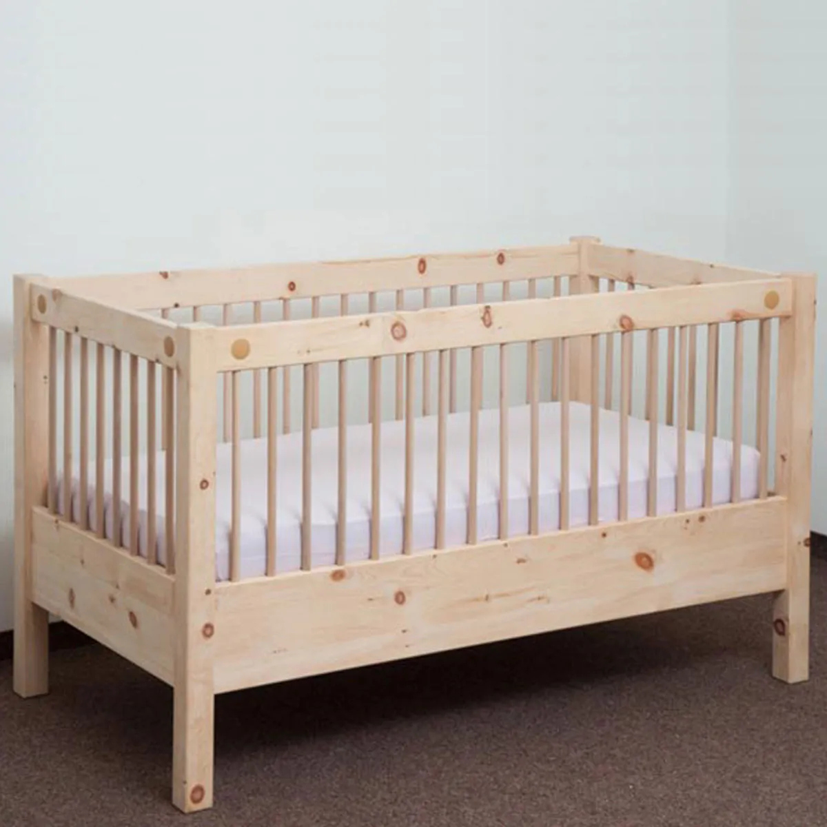 Zirbenbett  'Dreamland Shelter' | Das 'mitwachsende' Gitterbett | inkl. Lattenrost | 70 x 140 cm | Handwerk aus Südtirol